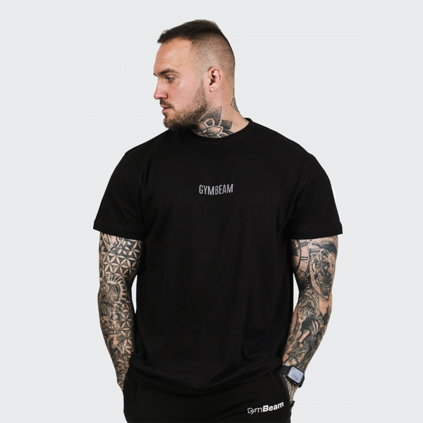 Tričko FIT Black - GymBeam, veľkosť S