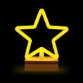 Neon Wood Stand LED STAR warm white FLNW04 Forever Light