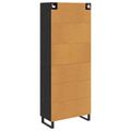 vidaXL Highboard 2 ks Čierny dub 69,5 x 34 x 180 cm
