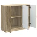 vidaXL Servírovacia skriňa Dub sonoma 89 x 34,5 x 77 cm