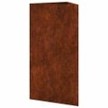 VidaXL Záhradné kvetináče 2 ks trojuholník 40x34,5x75 cm korténová oceľ