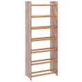 vidaXL Regál na topánky hnedý 45x24x117 cm spracované drevo
