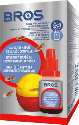 Bros Náhradná nápĺň do lapača ovocných mušiek 15 ml