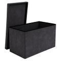 Úložný puf XXL 76x38x38cm Ruhhy 26130, šedý zamat Úložný puf XXL 76x38x38cm Ruhhy 26130, šedý samet