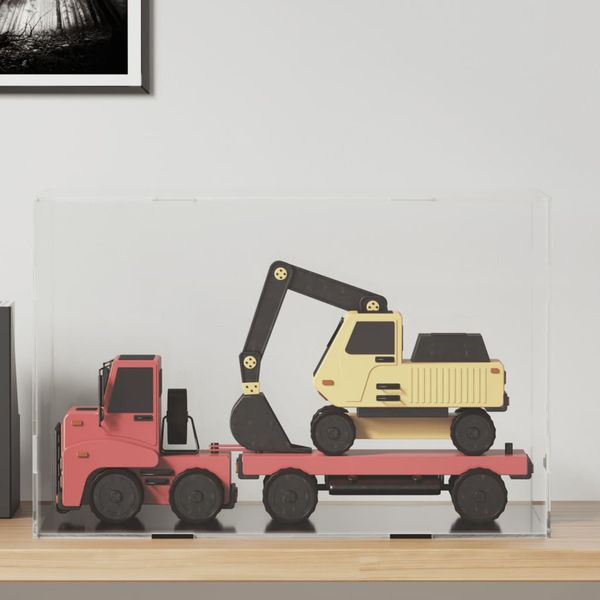 vidaXL Priehľadná reklamná krabica 56x36x37 cm akrylová