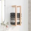 vidaXL Stojan na uteráky 23x18x60 cm masívna borovica