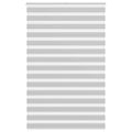 vidaXL Zebrová roleta svetlosivá 145x230 cm šírka látky 140,9 cm polyester