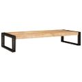 vidaXL Kúpeľňová polica Hnedá 120 x 50 x 23 cm Pevné drsné mango drevo