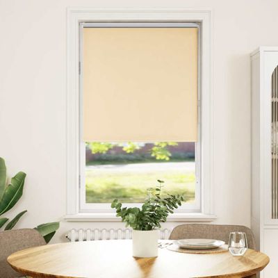 vidaXL Roleta Zatemnenie Béžová 85x150 cm Šírka látky 80,7cm Polyester
