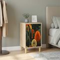 vidaXL Nočný stolík ZAANDAM Dub sonoma 36 x 33 x 60 cm