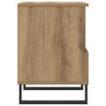vidaXL Nočné stolíky 2 ks dub artisan 40x35x50 cm kompozitné drevo