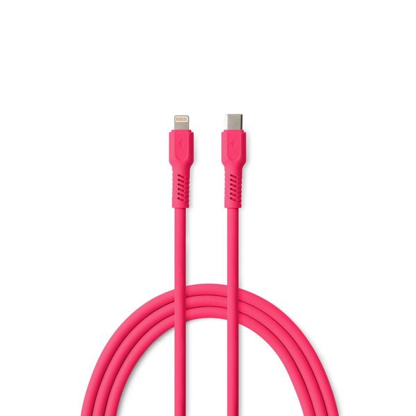 COLORUM kábel USB-C - Lightning 1,8m 2,4A CK12-CL-02 xMagenta