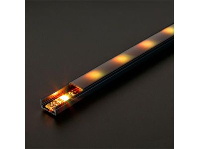 Al lišta pre LED pásy 41011A1-BK