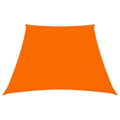 vidaXL Tieniaca plachta, oxford, lichobežníková 3/4x3 m, oranžová