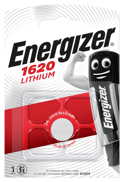Energizer CR1620 1ks lítiová gombíková batéria EN-E300163800