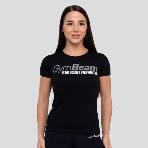 Dámske tričko Pure Ambition Black - GymBeam, veľkosť L