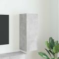 vidaXL TV nástenná skriňa 30 x 31 x 80 cm Betónová Kompozitné drevo