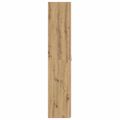 vidaXL Skriňa na topánky 80 x 35.5 x 180 cm Kompozitné drevo Hnedá