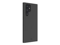 Zadný kryt pre mobilný telefón - silikón, recyklovaný plast - nočná čerň - pre Samsung Galaxy S22 Ultra