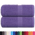 vidaXL Utierky na umývanie FROGN 2 ks fialové 30x30 cm 360 g/m²
