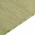 vidaXL Vonkajší koberec s plochým tkaním 80x250 cm zelený