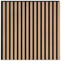vidaXL Nástenné panely 8 ks 60,5 x 60 cm Prírodná