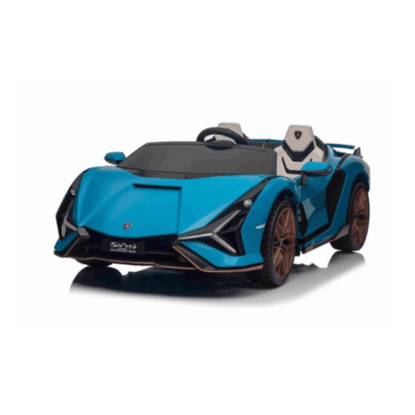 Qileshi Elektrické autíčko Lamborghini Sian modrá