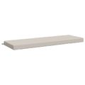 vidaXL Vankúš na lavičku SOEST 100% polyester Biela 150 x 50 x 8 cm