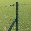 vidaXL Hexagonálny plotový základ 100 x 1,4 m PVC potiahnutá oceľ Sivá
