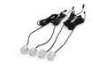 Parkovací asistent TFT02 4,3" s kamerou HD-308-LED 4 senzory strieborné