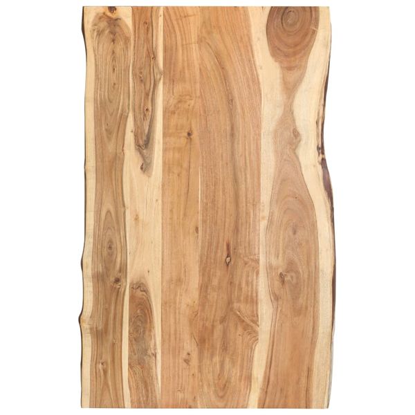 vidaXL Stolová doska, akáciový masív 100x(50-60)x3,8 cm