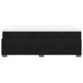 vidaXL Posteľný rám boxspring s matracom čierny 120x200 cm zamat