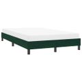vidaXL Rám postele bez matraca Tmavo zelená 120x210 cm Zamat