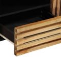 vidaXL TV skrinka 100x34x46 cm, surový mangový masív