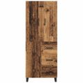 vidaXL Highboard 2 ks Staré drevo 69,5 x 34 x 180 cm