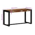 VidaXL Lavica Viacfarebná 80x35x45 cm Rekultivované masívne drevo