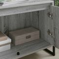 vidaXL TV skrinka 140 x 36 x 49.5 cm Sivý Sonoma Kompozitné drevo