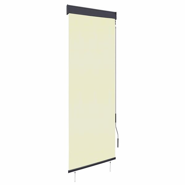 vidaXL Vonkajšia zatemňovacia roleta 60x250 cm krémová