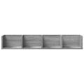 vidaXL Nástenné skrinky 2 ks sivé sonoma 80x35x36,5cm kompozitné drevo