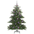 vidaXL Umelý Sklápací Vianočný Stromček Zelená 150 cm PVC a oceľ