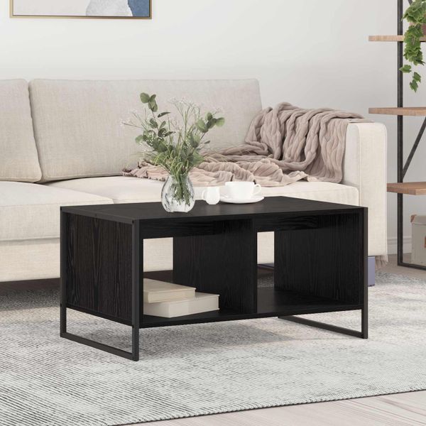 vidaXL Konferenčný stolík Čierny dub 80 x 50 x 40 cm Kompozitné drevo