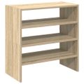 vidaXL Stojany na topánky 2 ks stohovateľné dub sonoma 60x30x30,5 cm