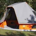 vidaXL Tipi stan 6-miestny Šedá a oranžová taft