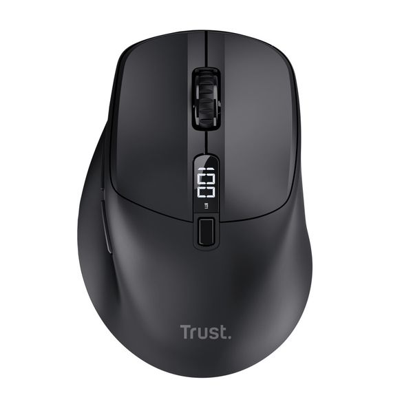 Trust Zevo/Cestovná/Optická/Pre pravákov/4 000 DPI/USB+BT/Čierna