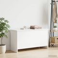 vidaXL Úložná truhlica Biela 100 x 40 x 50 cm Kompozitné drevo