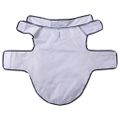 vidaXL Pláštenka pre psa s reflexnými prúžkami, polyesterová, námornícka modrá, XL
