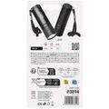 COB LED ručné kovové svietidlo P3894, 100 lm, 3× AAA