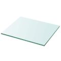 vidaXL Poličkový panel z priehľadného skla, 30x25 cm
