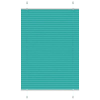 vidaXL plisovaná roleta benzínová zelená 90x150 cm šírka látky 89,4 cm