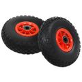 vidaXL Kolesá na nakladací vozík 4 ks PU 3.00-4 (260x85)